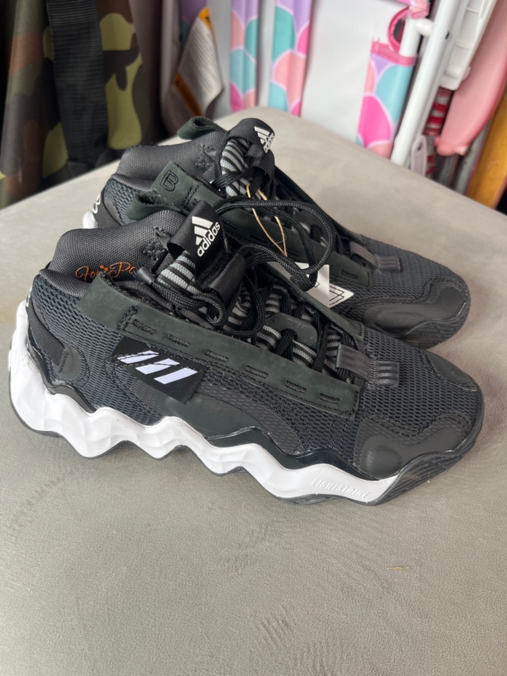adidas Kids exhibit B Candace Parker basketball sneakers